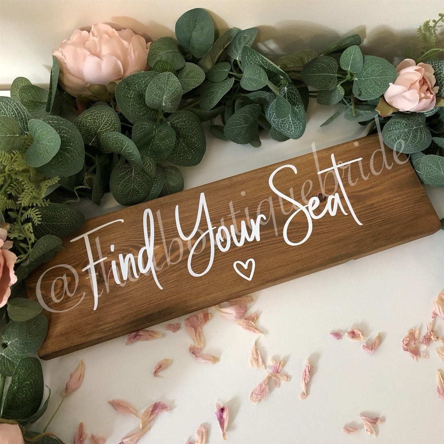 Wooden RUSTIC table sign, wedding reception table decor