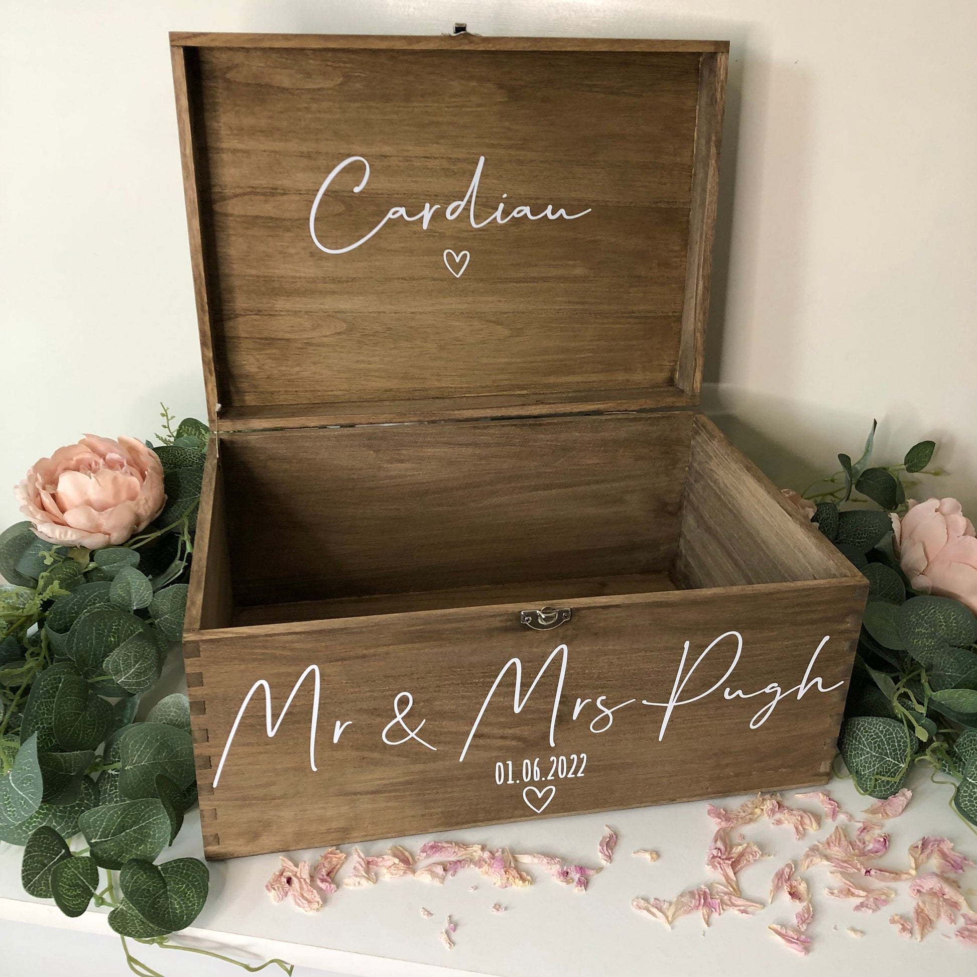 UPGRADE for custom text on gift box. Box not included, please purchase separately.