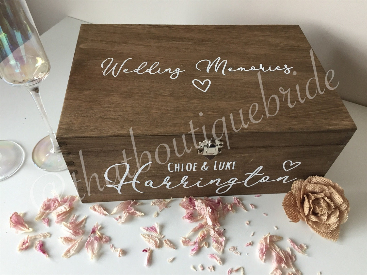 Personalised RUSTIC wedding card box, Wedding memory box, Wedding keepsake box, Wooden Wedding box, rustic wedding post box