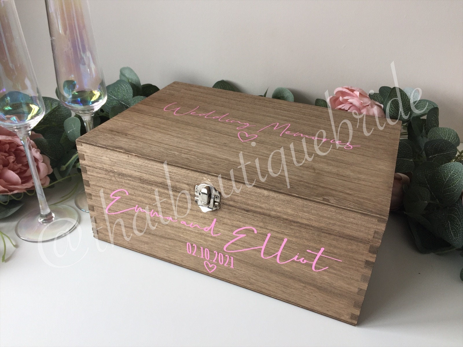 Personalised RUSTIC wedding card box, Wedding memory box, Wedding keepsake box, Wooden Wedding box, rustic wedding post box,