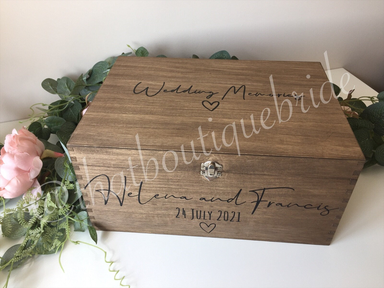 Personalised RUSTIC wedding card box, Wedding memory box, Wedding keepsake box, Wooden Wedding box, rustic wedding post box,