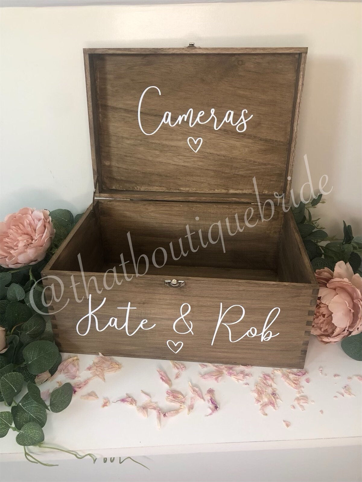 UPGRADE for custom text on gift box. Box not included, please purchase separately.