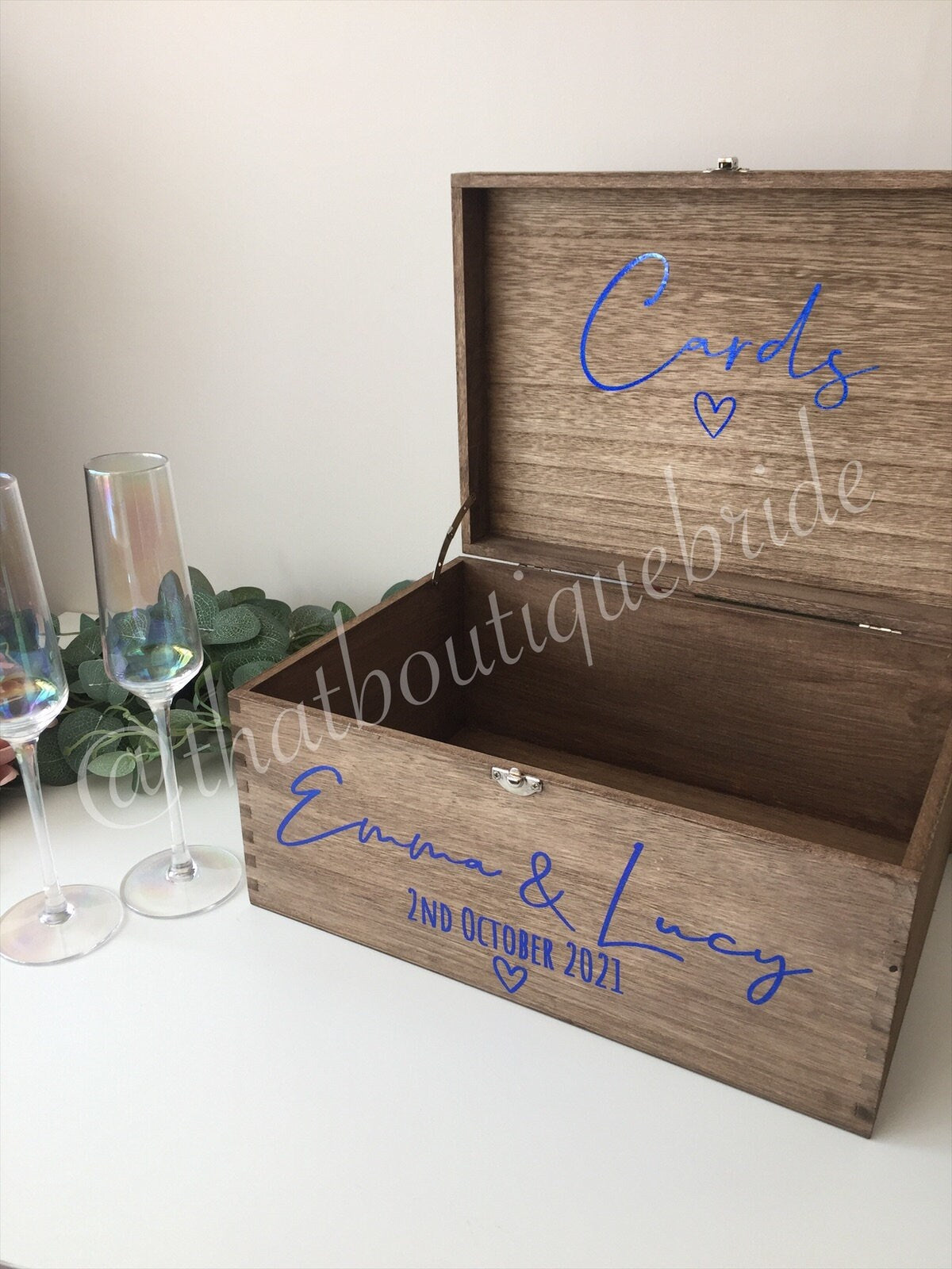 Personalised RUSTIC wedding card box, Wedding memory box, Wedding keepsake box, Wooden Wedding box, rustic wedding post box,