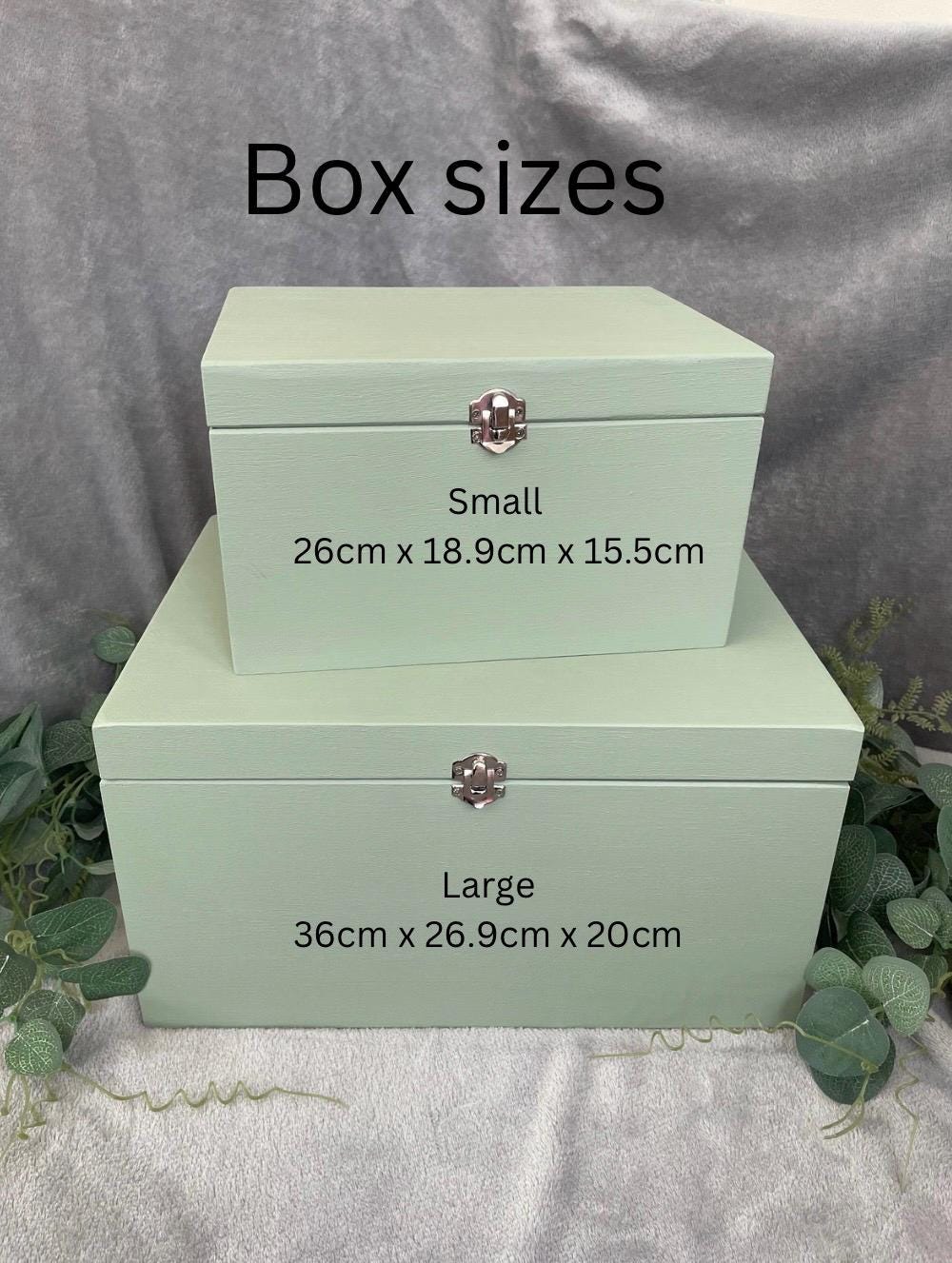 Personalised SAGE wedding card box, Wedding memory box, Wedding keepsake box, Wooden Wedding box, sage wedding post box